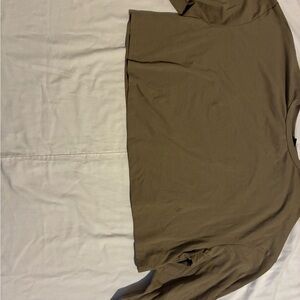 SHEIN Olive Green Crop Top